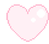 Gif animé coeur jaune pale